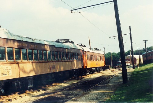 The Fox River Trolley Museum.  South Elgin Illinois.  Early September 1990. by Eddie from Chicago