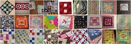 27 quilts for the first Project QUILTING Challenge - Square in a Square
