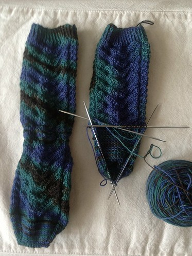 stripes and pools by gradschoolknitter