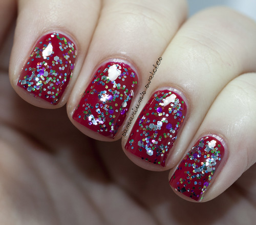 China Glaze Pizzazz and Red Satin (5)