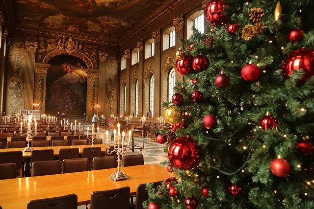 Painted Hall christmas tree