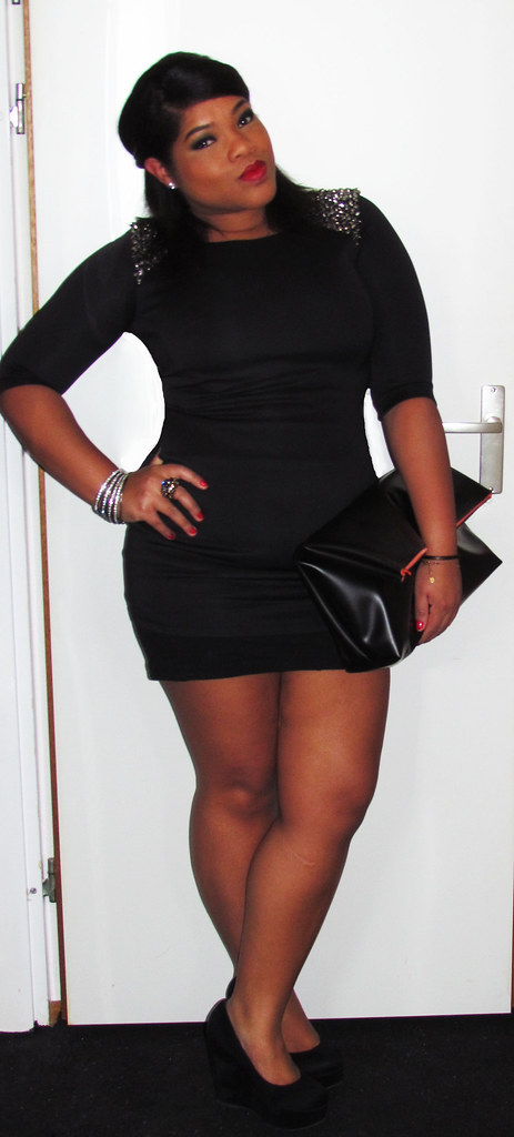 New Look, OOTD, Outfit of the day, DIY, LBD, Little Black Dress, Black Wedges