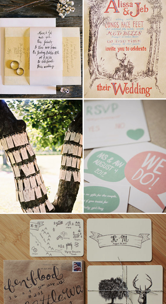 Wedding Stationery via Lovestruck