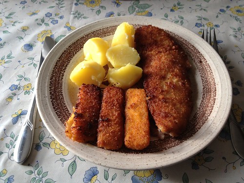 Seelachsfilet & Salzkartoffeln / Coalfish filet & potatoes