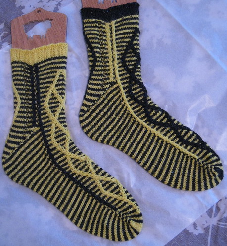 Crosswired Hufflepuff socks