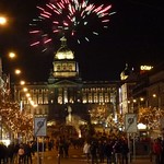 Happy new year from Prague where DIY pyrotechnics seems to be the go. Just gone midnight, but explosions have been going off sporadically since the sun went down. Sounds like a revolution out there. Pretty pleased with this shot at Wenceslas Square.