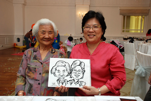caricature live sketching for birthday party 28042012 - 14