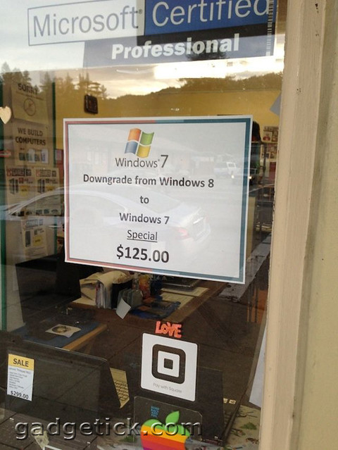 Downgrade Windows 8 до Windows 7