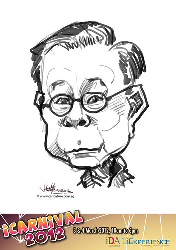 digital live caricature for iCarnival 2012  (IDA) - Day 1 - 29
