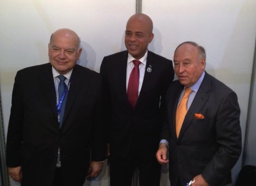 OAS Secretary General Meets with Haitian President and CEO of the CAF