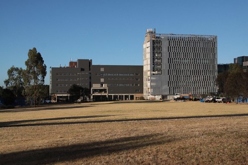 Remains of the former hospital beside Royal Park, the new hotel still to come