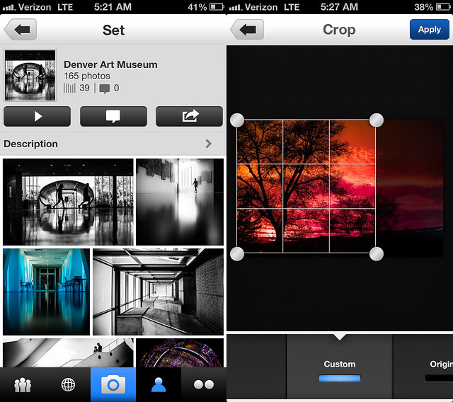Sets and Editing Photos With the New Flickr iPhone App