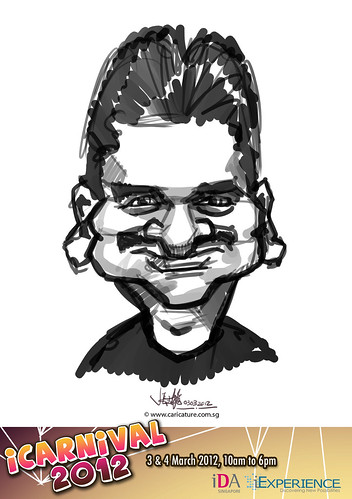 digital live caricature for iCarnival 2012  (IDA) - Day 1 - 96