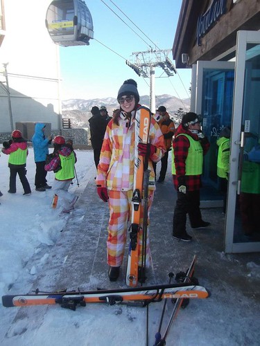 If Ronald McDonald designed a ski suit...