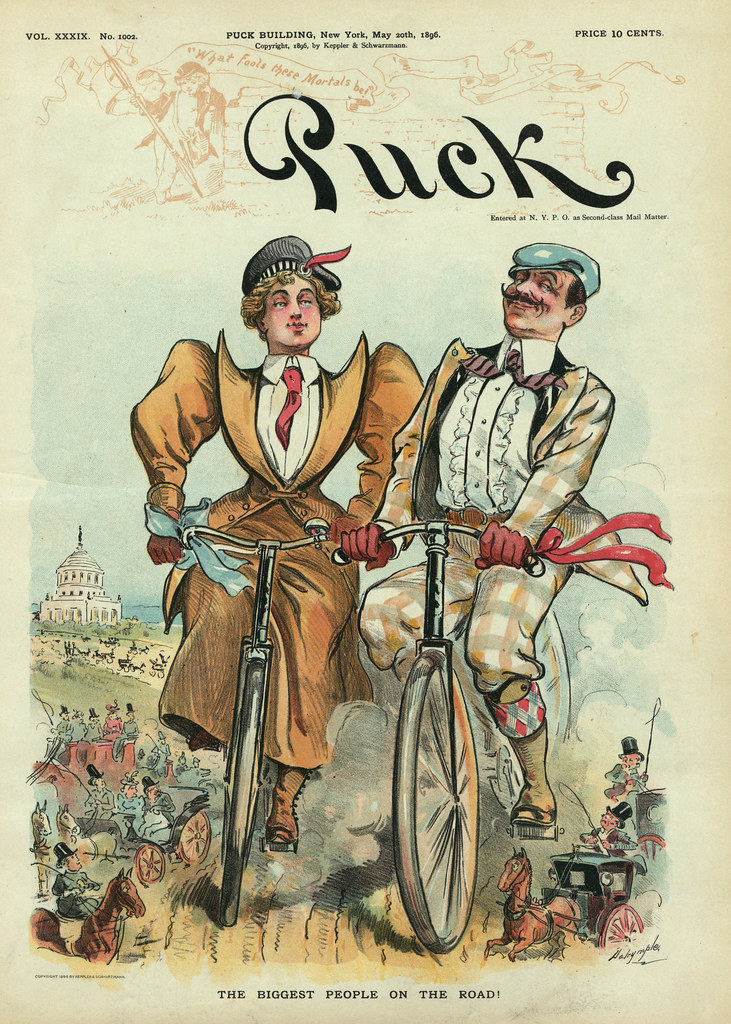 "The Biggest People on the Road!": PUCK May 1896