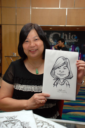 caricature live sketching for Civica Dinner & Dance 2012 - 11