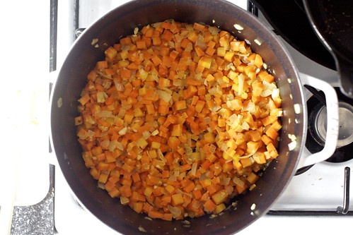 carrot, onion, garlic, spices, browning