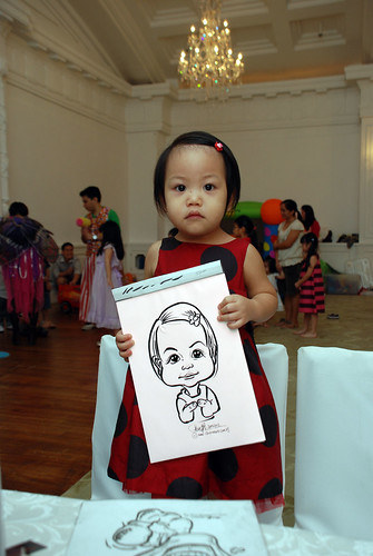 caricature live sketching for birthday party 28042012 - 9