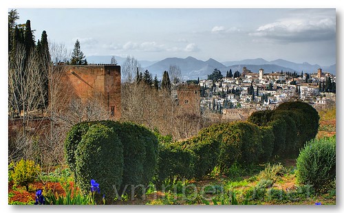 Alhambra com Granada ao fundo by VRfoto