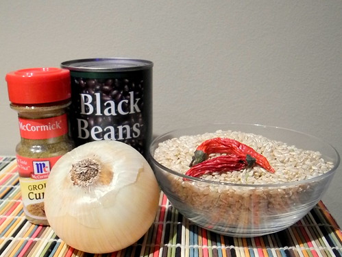 Beans and Rice Ingredients