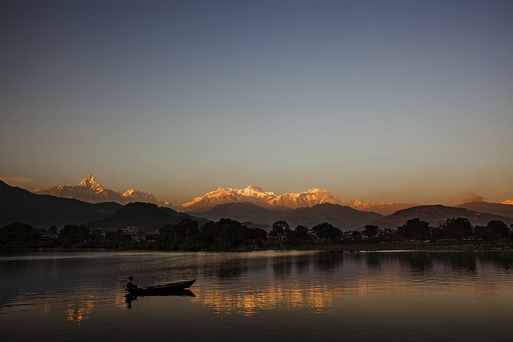 Nepal | Pokhara | Phewa Lake | Annapurna Range