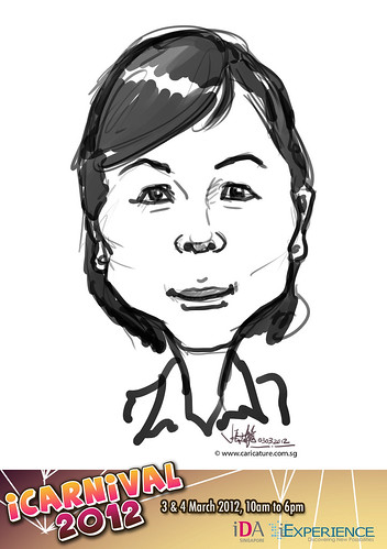 digital live caricature for iCarnival 2012  (IDA) - Day 1 - 87