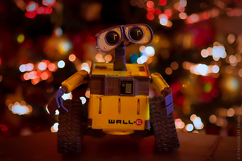 Christmas spirit for WALLâ€¢E