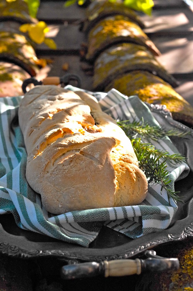нарядное. тосканский хлеб с ягнятиной, праздничный - праздничный! 
