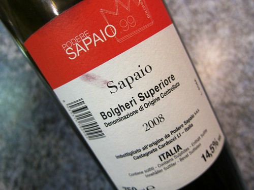 2008 Sapaio Bolgheri