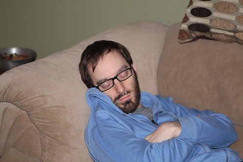 Nate Asleep on the Couch