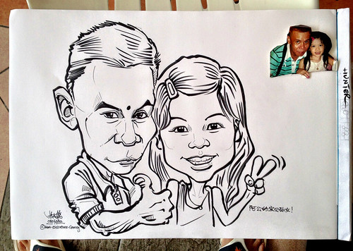 caricature live sketching at Young Entrepreneurs - 5