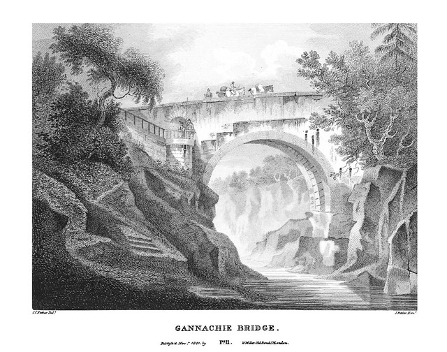  etching: Gannachie Bridge