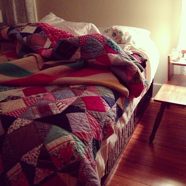 I've got some fresh flannel sheets to snuggle into right now.