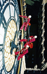 Cleaning Big Ben Clock Faces (Queen Elizabeth Tower) - 2000