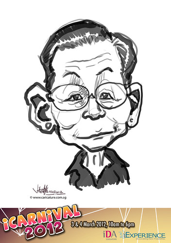 digital live caricature for iCarnival 2012  (IDA) - Day 1 - 79