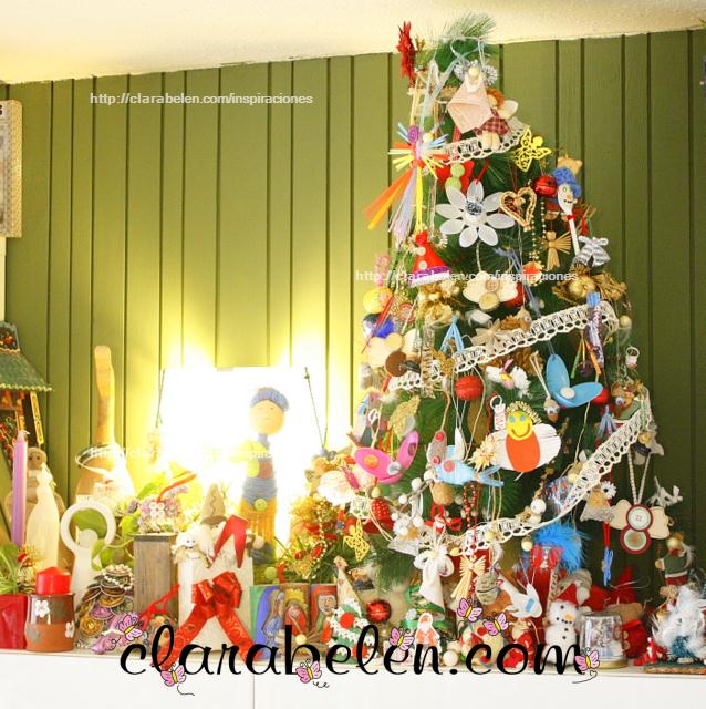 Árbol de Navidad  2012 Reciclaje, económico y original