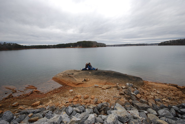 The hikes reward was this big rock exposed due to the low water level on Turtle Island