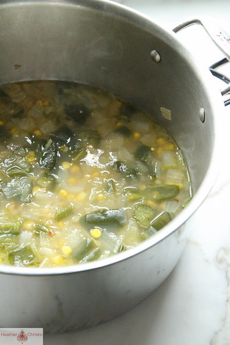 Spicy Corn and Green Chili Soup
