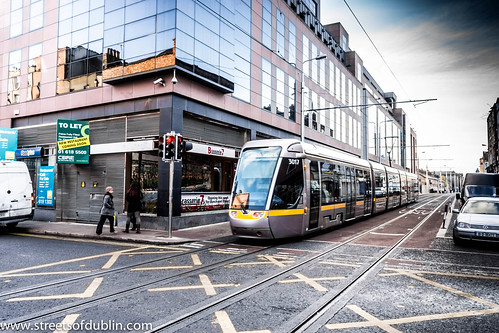Luas Tram On Abbey Street - Dublin (Ireland) by infomatique