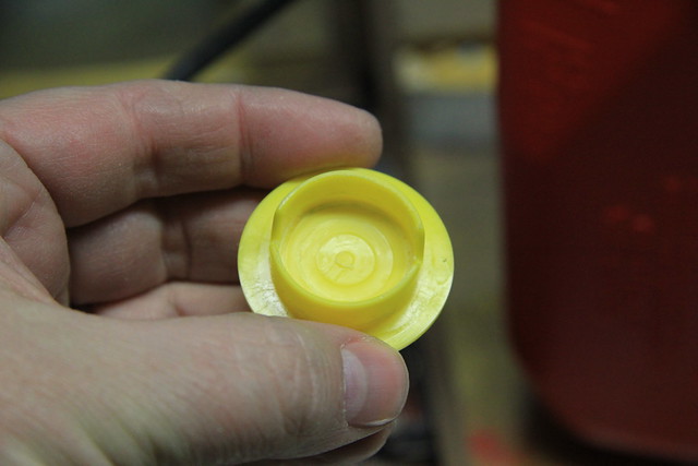Inside of stopper smoothed