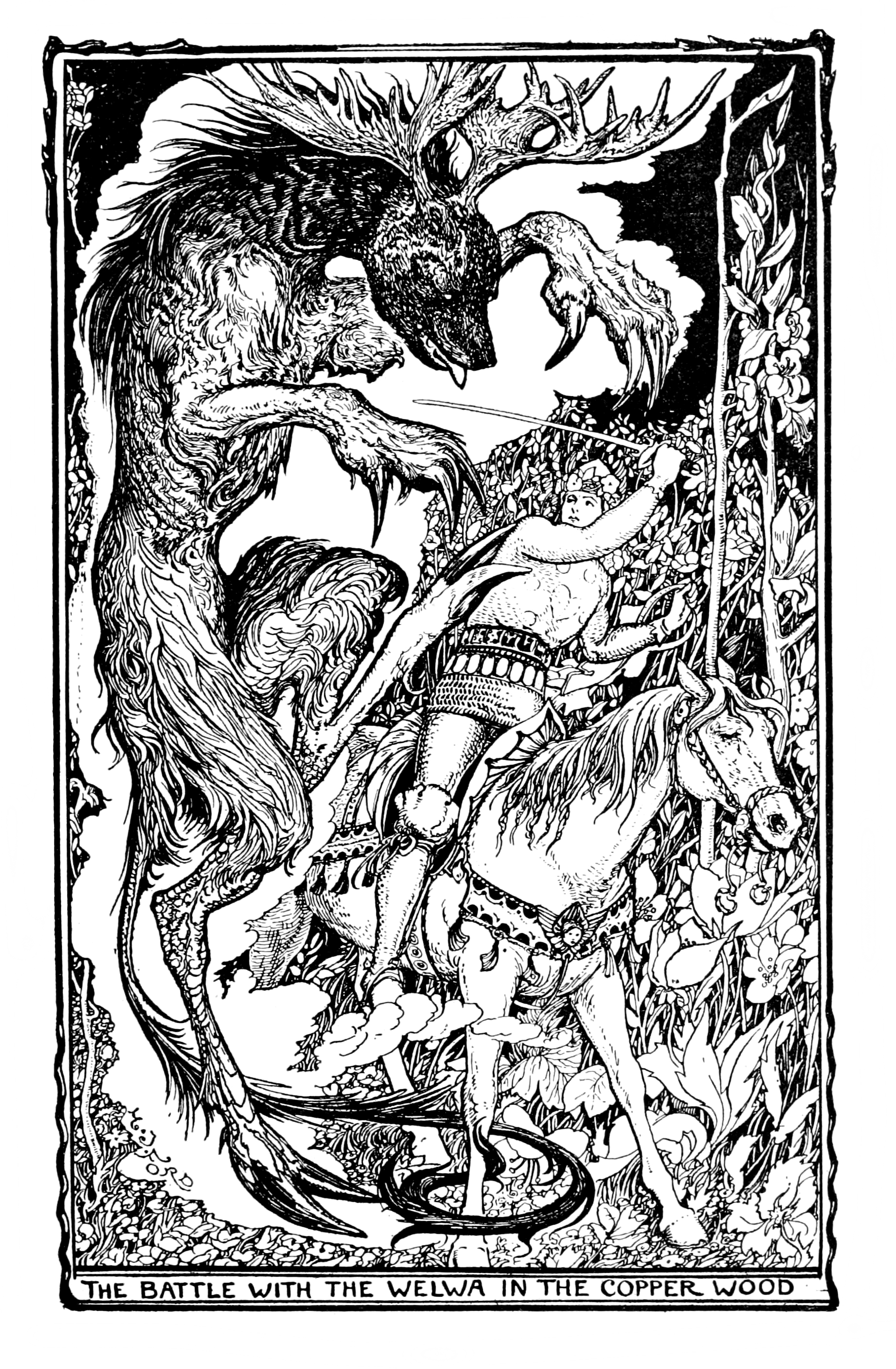 Henry Justice Ford - The violet fairy book, edited by Andrew Lang, 1906 (illustration 10)
