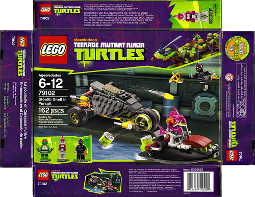 LEGO Teenage Mutant Ninja Turtles :: "Stealth Shell in Pursuit" ..box i (( 2013 ))
