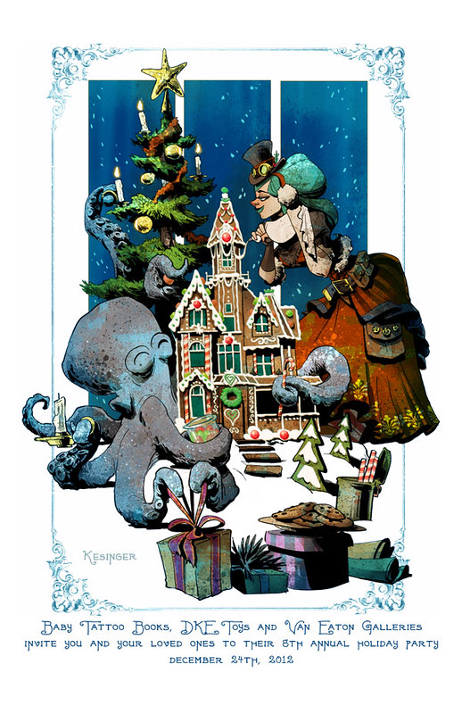 Holiday Party print by Brian Kesinger 2012