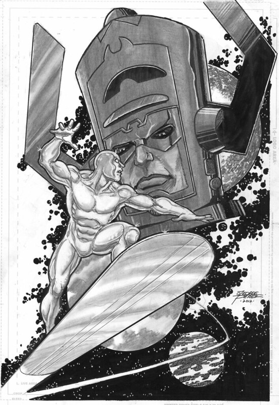 Silver Surfer and Galactus by George Perez