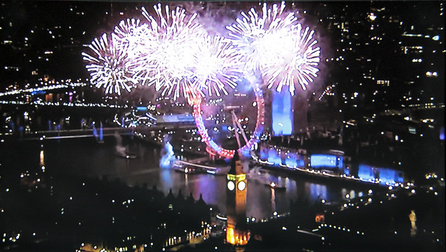 New Year's fireworks 2013 on BBC1