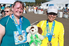 Me, Jo, and Kirsten at the finish