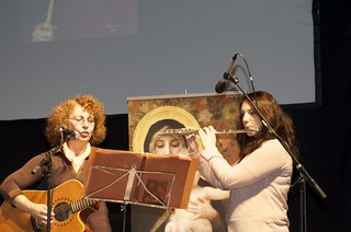 Musicians set the tone for Vassula's speech in Avignon, France, 2012