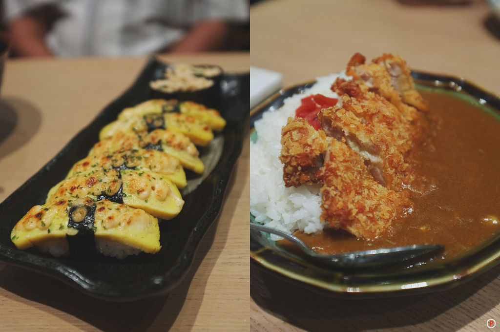 Sushi Zanmai - Tamago Mentai+Chicken Katsu Curry