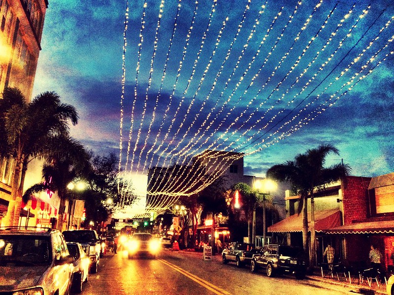 Clematis Street Holiday Lights