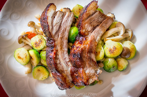 Brussel Sprouts and Baby Ribs